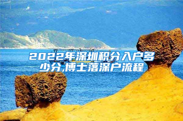 2022年深圳积分入户多少分,博士落深户流程