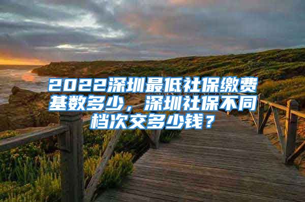 2022深圳最低社保缴费基数多少，深圳社保不同档次交多少钱？