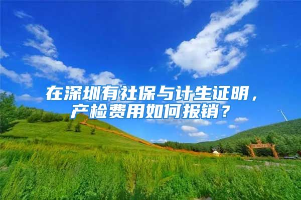 在深圳有社保与计生证明，产检费用如何报销？