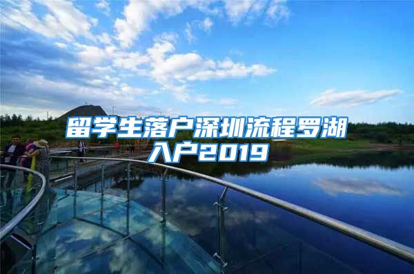 留学生落户深圳流程罗湖入户2019