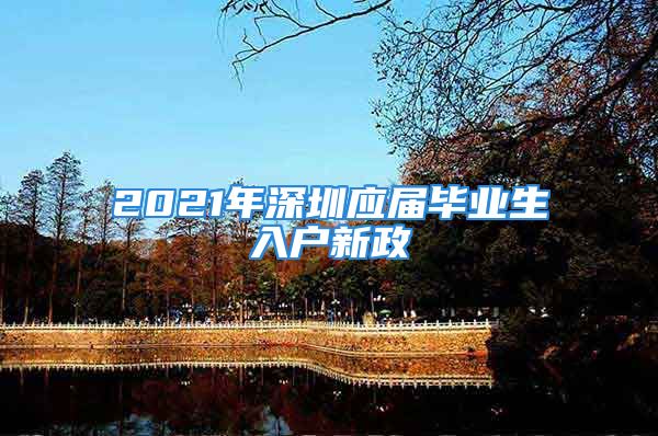 2021年深圳应届毕业生入户新政