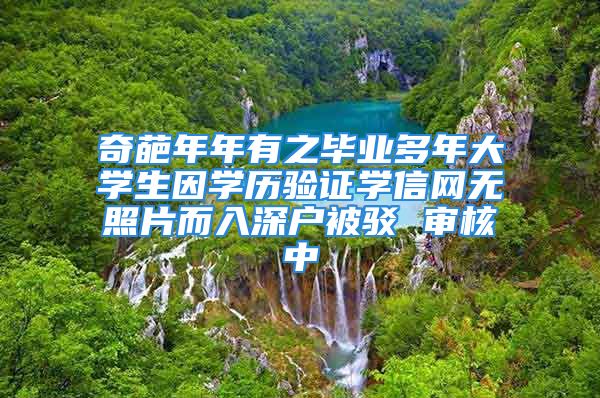 奇葩年年有之毕业多年大学生因学历验证学信网无照片而入深户被驳 审核中