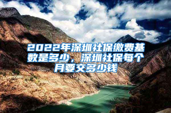 2022年深圳社保缴费基数是多少，深圳社保每个月要交多少钱