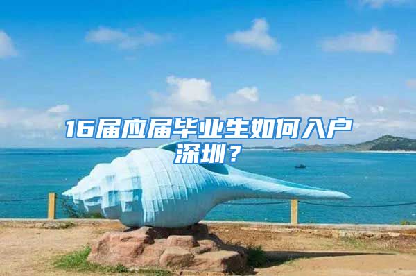 16届应届毕业生如何入户深圳？