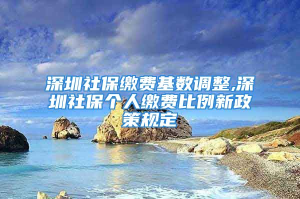 深圳社保缴费基数调整,深圳社保个人缴费比例新政策规定