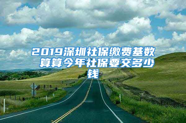 2019深圳社保缴费基数 算算今年社保要交多少钱