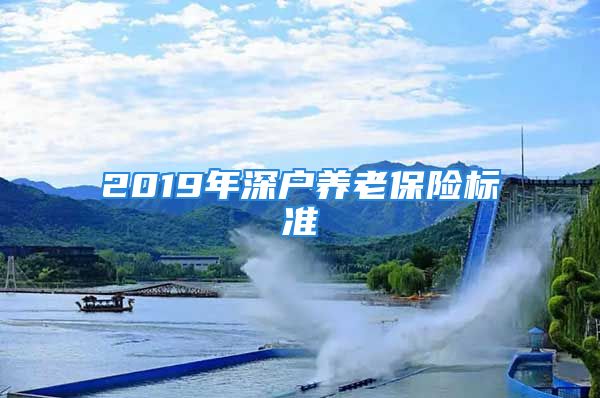 2019年深户养老保险标准