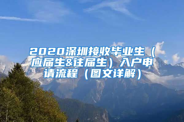 2020深圳接收毕业生（应届生&往届生）入户申请流程（图文详解）