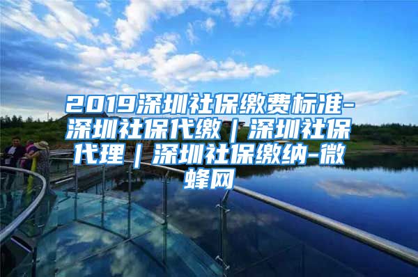 2019深圳社保缴费标准-深圳社保代缴｜深圳社保代理｜深圳社保缴纳-微蜂网