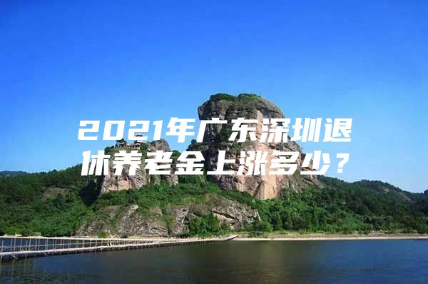 2021年广东深圳退休养老金上涨多少？