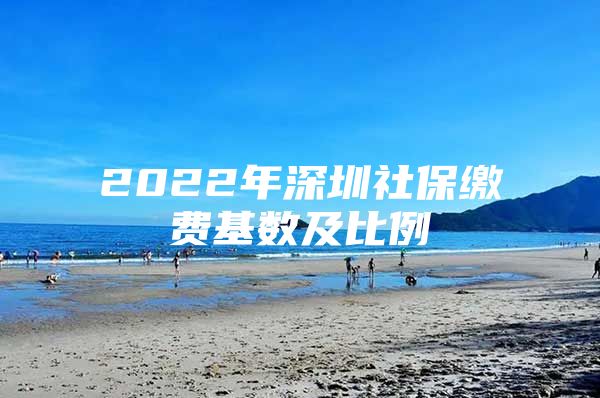 2022年深圳社保缴费基数及比例