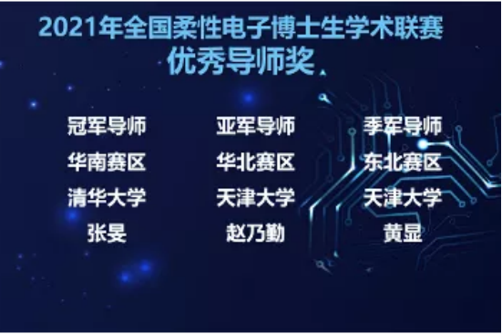 深圳国际研究生院师生获“2021年全国柔性电子博士生学术联赛”冠军