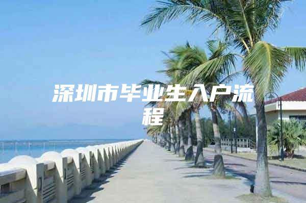 深圳市毕业生入户流程