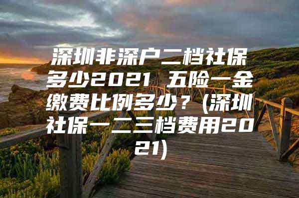 深圳非深户二档社保多少2021 五险一金缴费比例多少？(深圳社保一二三档费用2021)