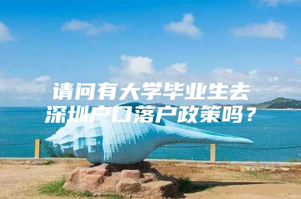 请问有大学毕业生去深圳户口落户政策吗？