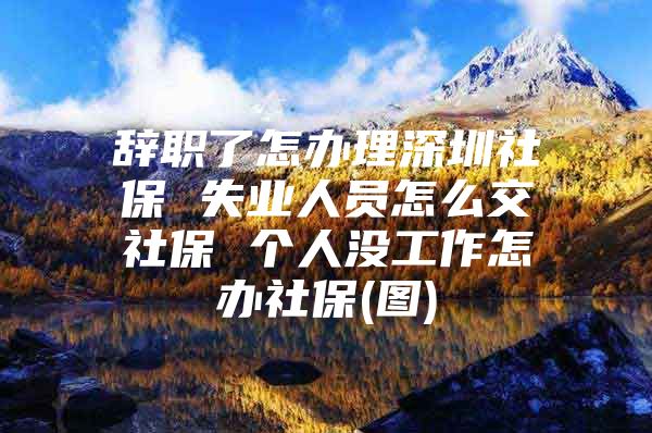 辞职了怎办理深圳社保 失业人员怎么交社保 个人没工作怎办社保(图)