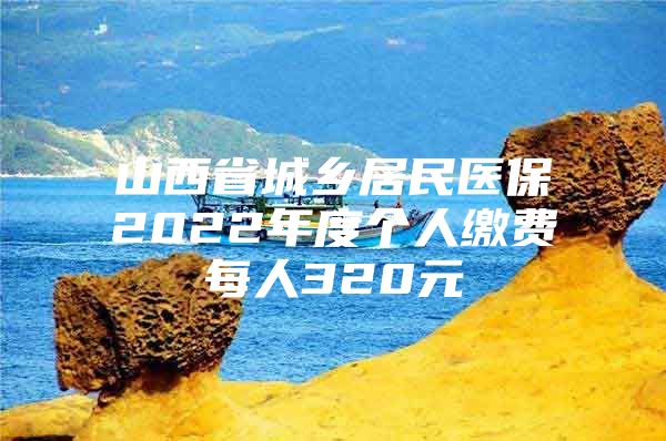 山西省城乡居民医保2022年度个人缴费每人320元