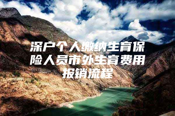 深户个人缴纳生育保险人员市外生育费用报销流程