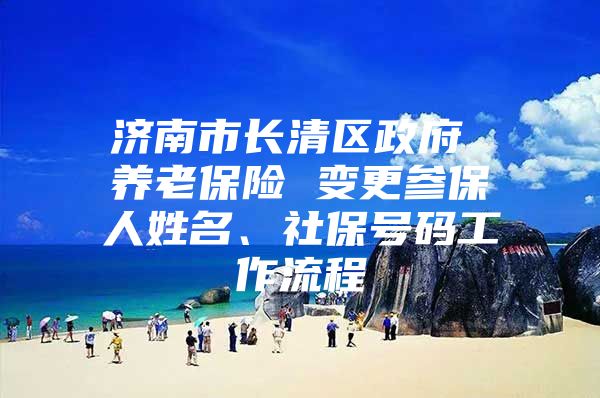 济南市长清区政府 养老保险 变更参保人姓名、社保号码工作流程